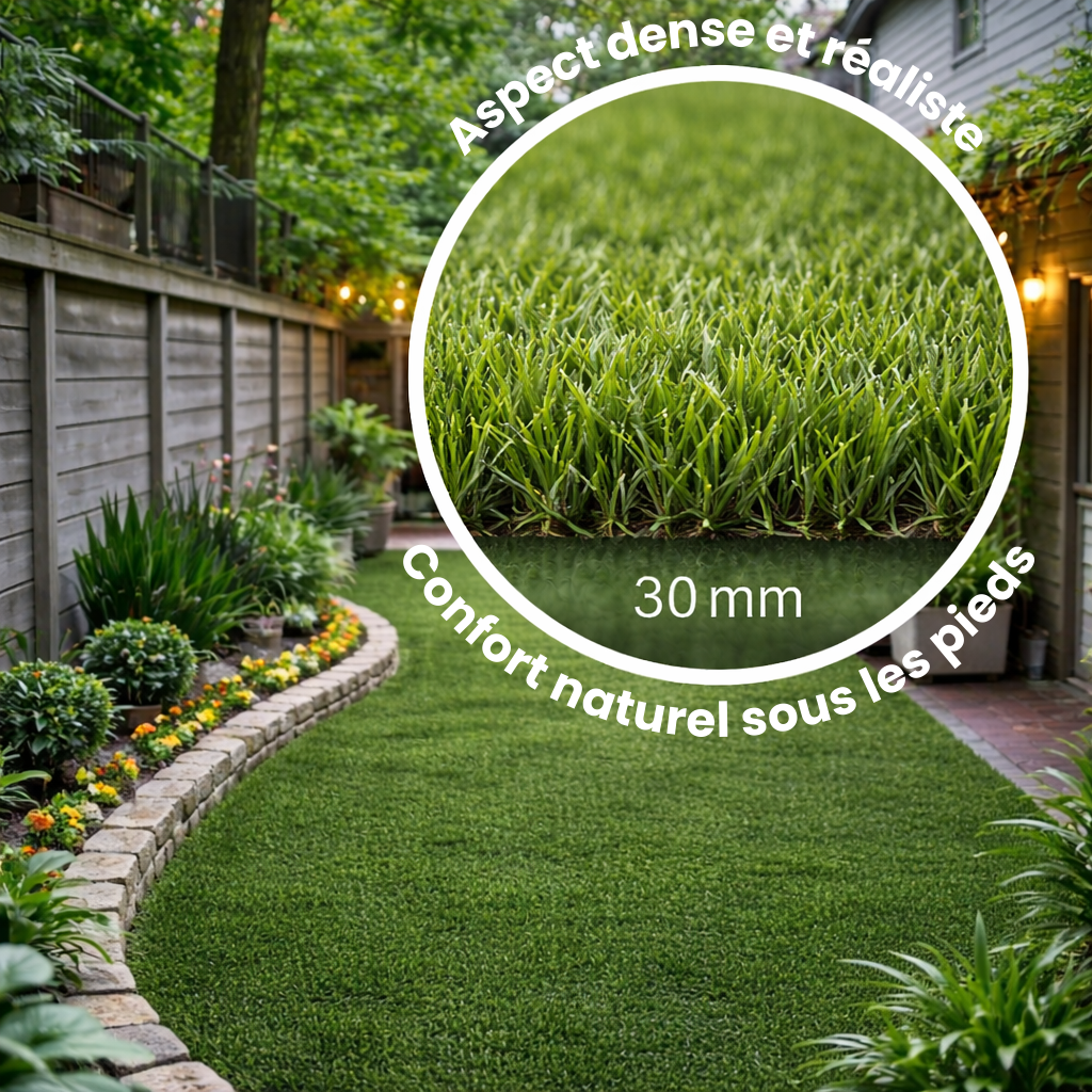 Gazon Synthétique Rouleau 30mm